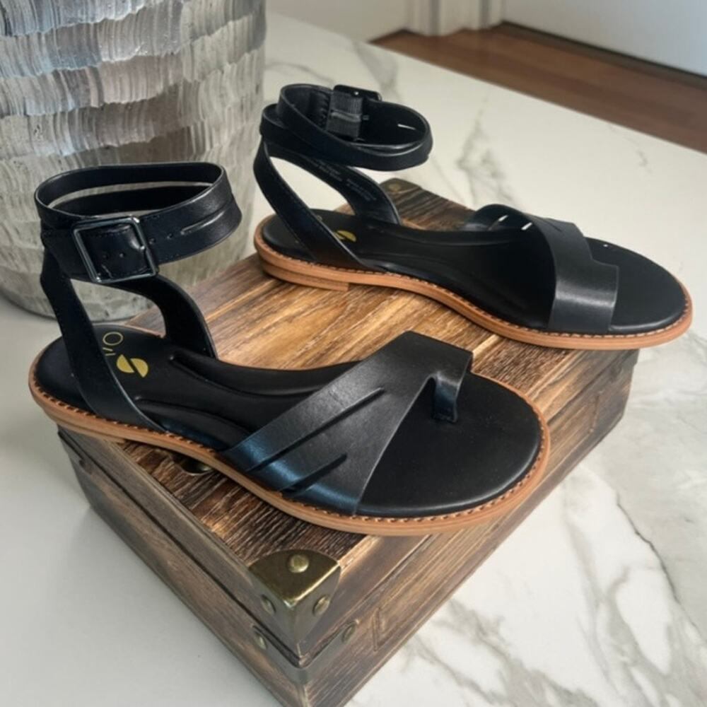 Franco Sarto Greene Strappy Sandals in Black